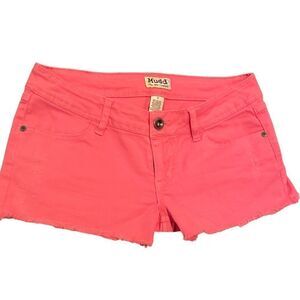 MUDD Hot Pink Jean Shorts Size 7 Junior